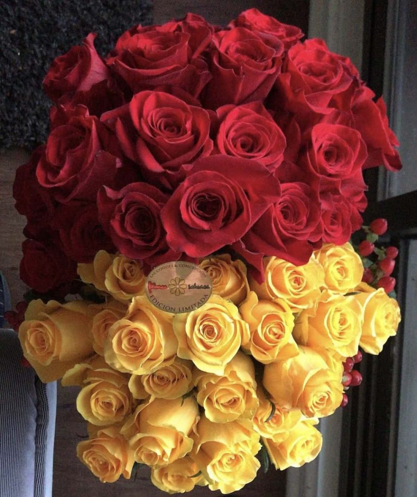 Luxurious floral storefront on Rodeo Drive, Beverly Hills, featuring elegant bouquets and premium roses.
